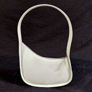 Auth THE ROW the row HALF MOON bag white Leather Women's Shoulder Bag used good
